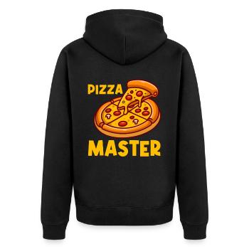 Pizza Making Italian Fast Food Grillers de cuisine - Veste à capuche bio Premium Unisexe - noir - Dos - Nico (187cm)