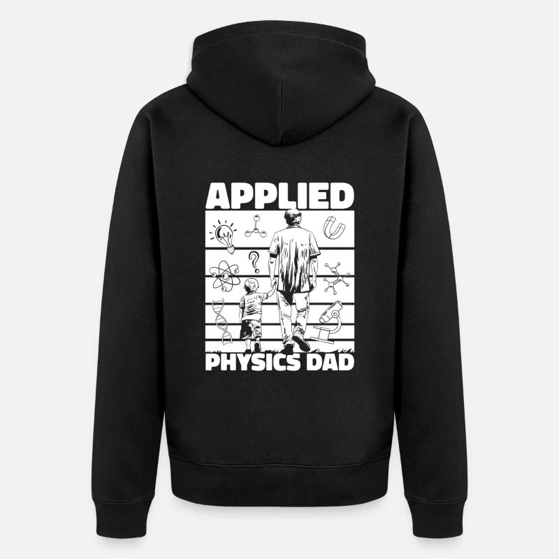 Physicien physicien - Veste à capuche bio Premium Unisexe - noir