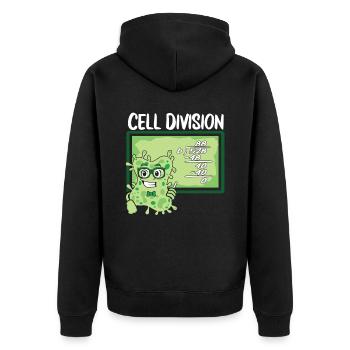 Biologiste scientifique en biologie - Veste à capuche bio Premium Unisexe - noir - Dos - Nico (187cm)