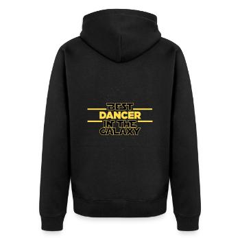 Meilleur danseur de la galaxie Dancing - Veste à capuche bio Premium Unisexe - noir - Dos - Nico (187cm)