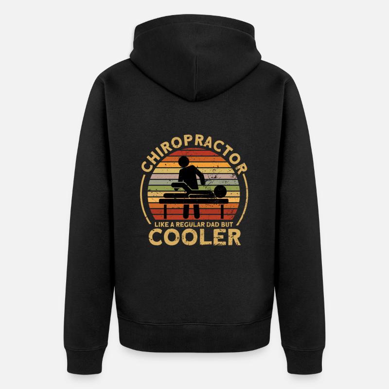 Chiropraktiker - Unisex Premium Bio Zip Hoodie - Schwarz