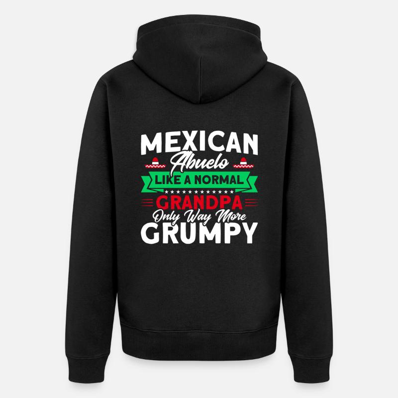 Mexique Mexican Roots Cadeau - Veste à capuche bio Premium Unisexe - noir