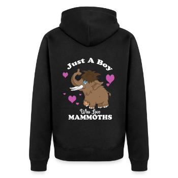 Mammut - Unisex Premium Bio Zip Hoodie - Schwarz - Hinten - Nico (187cm)