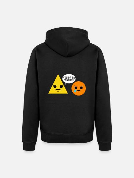 Math Teacher Mathematics - Unisex Premium Organic Zip Hoodie - black