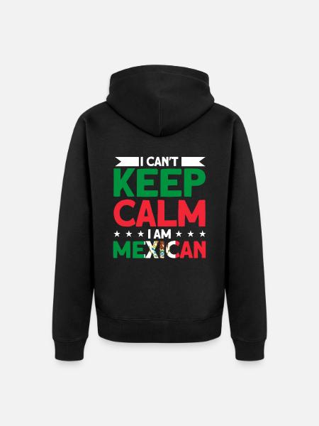 Mexico Mexican Roots Gift - Unisex Premium Organic Zip Hoodie - black