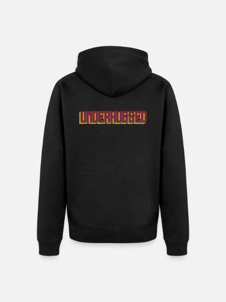 Free Hugs Underhugged Hug me - Unisex Premium Organic Zip Hoodie - black