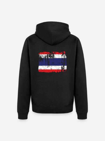 Travel Thailand Gift - Unisex Premium Organic Zip Hoodie - black