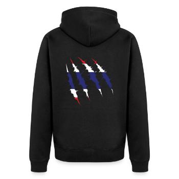 Voyage Thaïlande Cadeau - Veste à capuche bio Premium Unisexe - noir - Dos - Nico (187cm)