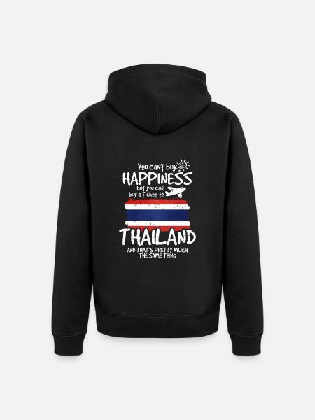 Thaïlande - Veste à capuche bio Premium Unisexe - noir