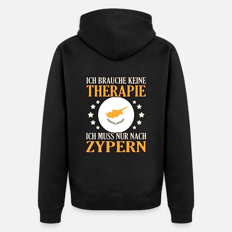 Chypre - Veste à capuche bio Premium Unisexe - noir