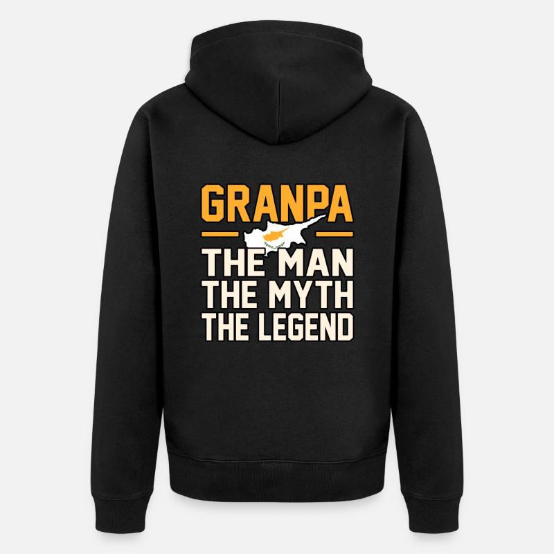 Chypre - Veste à capuche bio Premium Unisexe - noir