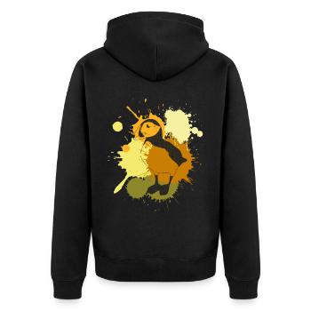 Puffin Retro Papageientaucher Puffins - Veste à capuche bio Premium Unisexe - noir - Dos - Nico (187cm)