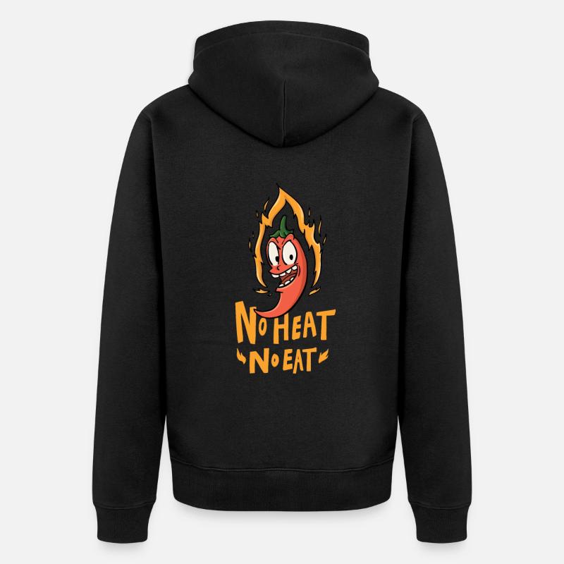 Amateurs de piment Habanero - Veste à capuche bio Premium Unisexe - noir