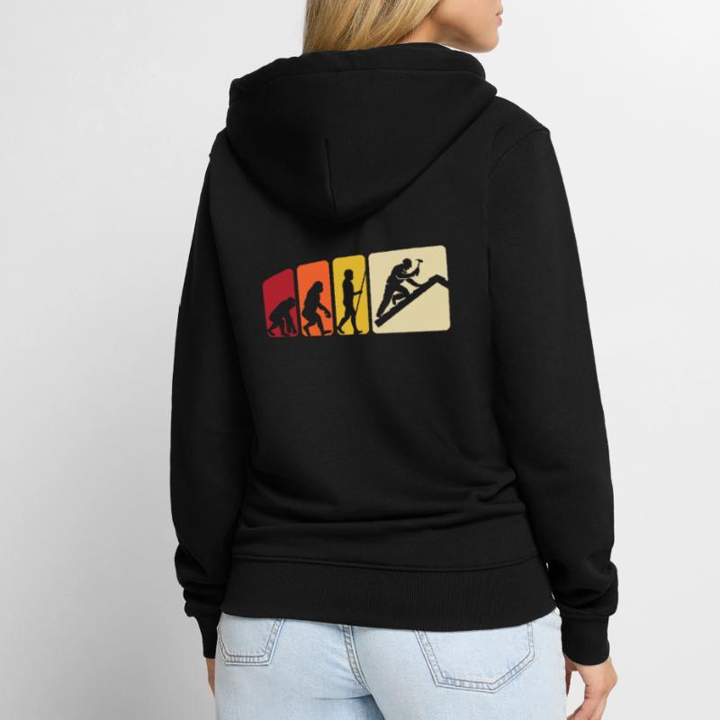 Dachdecker Evolution Dachdecken Unisex Premium Bio Zip Hoodie