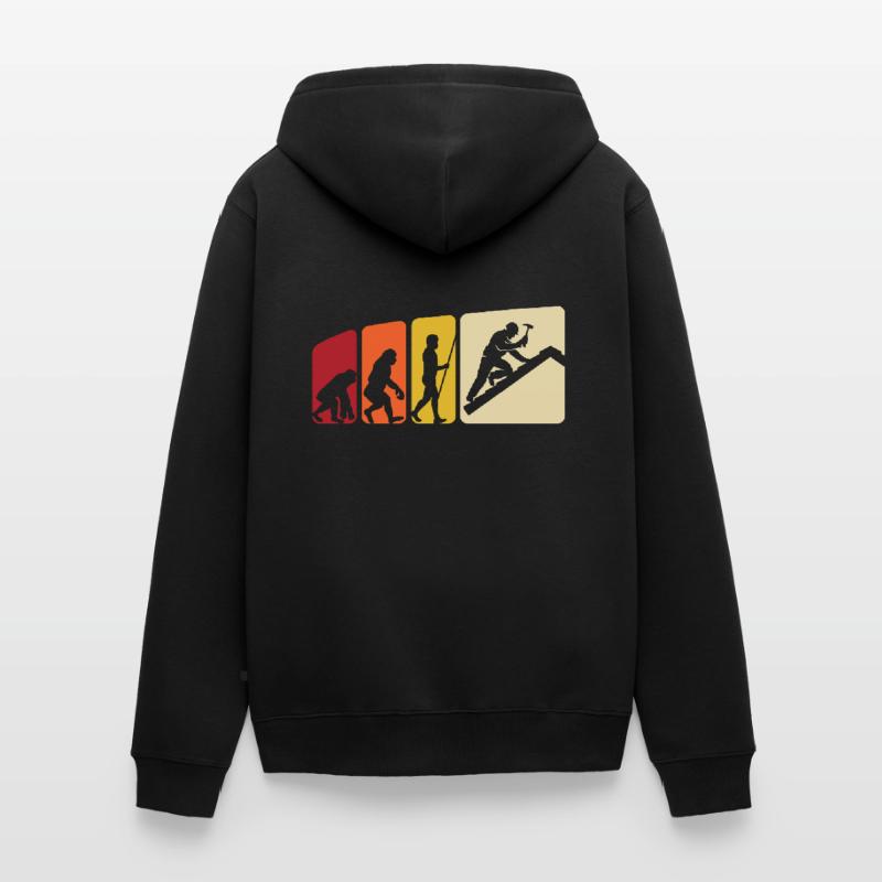 Dachdecker Evolution Dachdecken Unisex Premium Bio Zip Hoodie