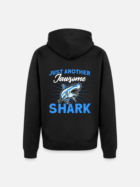 Shark Shark Lover Shark Gift - Unisex Premium Organic Zip Hoodie - black