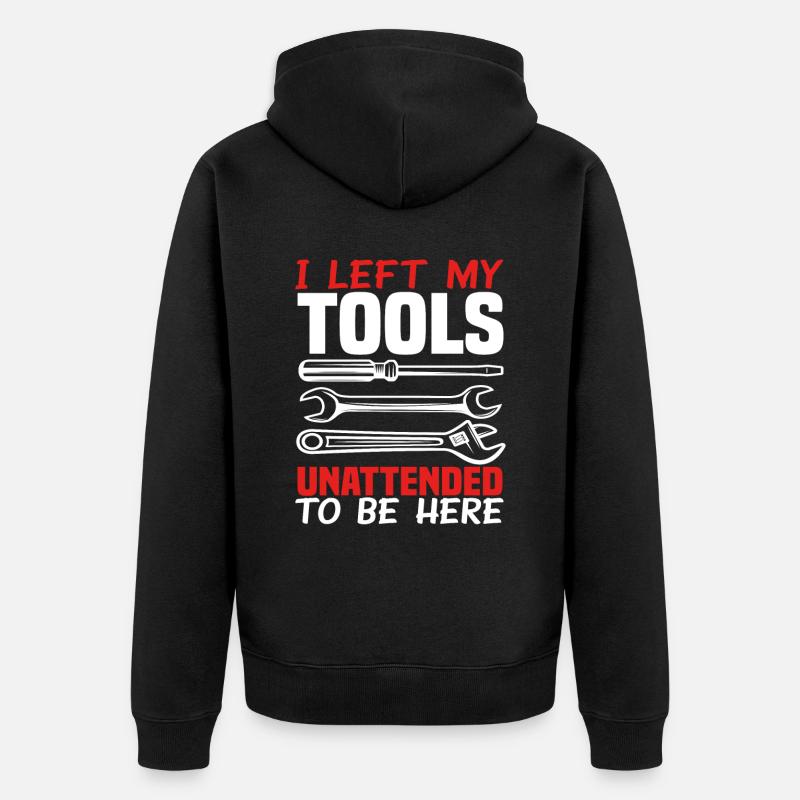 Outils de mécanique automobile - Veste à capuche bio Premium Unisexe - noir