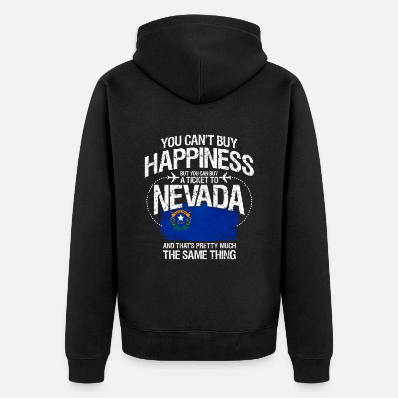 Nevada - Veste à capuche bio Premium Unisexe - noir