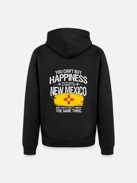 New-mexiko - Unisex Premium Bio Zip Hoodie - Schwarz