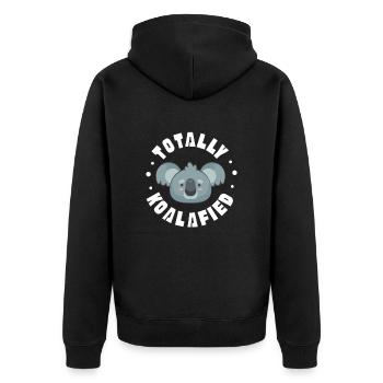 Koala Koala Bear Australie Bear Gift - Veste à capuche bio Premium Unisexe - noir - Dos - Nico (187cm)
