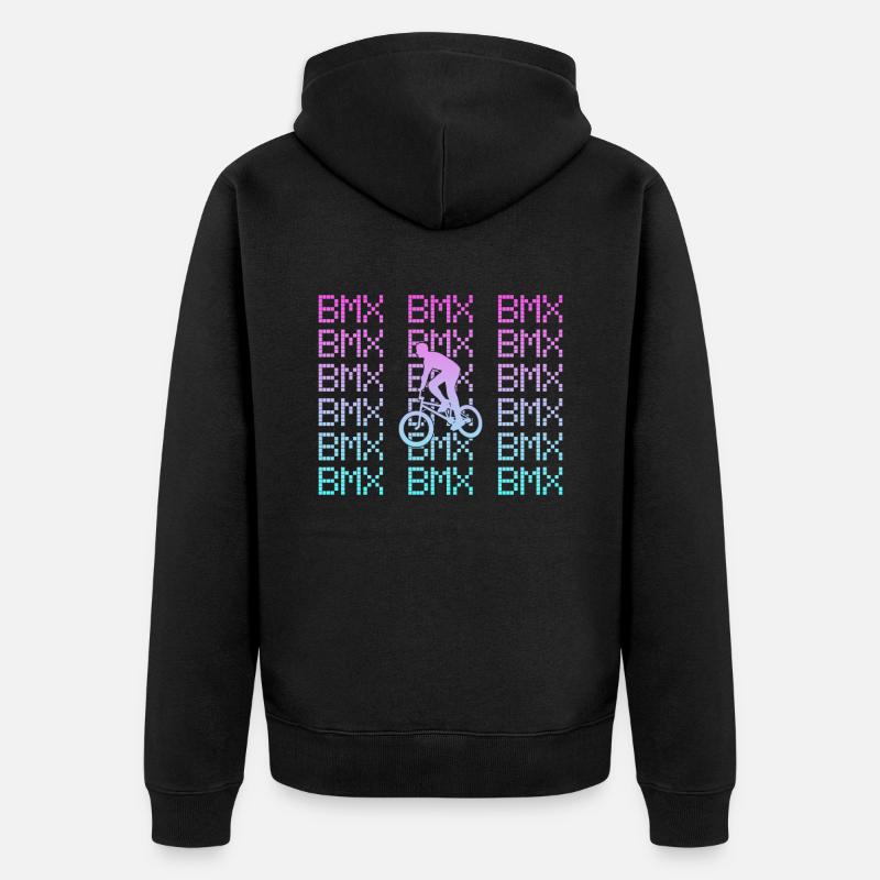 bmx - Veste à capuche bio Premium Unisexe - noir