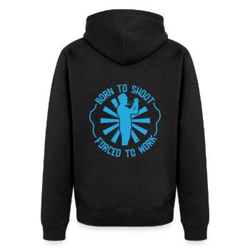 Photographer Photos Photo Cameraman Paparazzo - Unisex Premium Organic Zip Hoodie - black - Back - Nico (187cm)