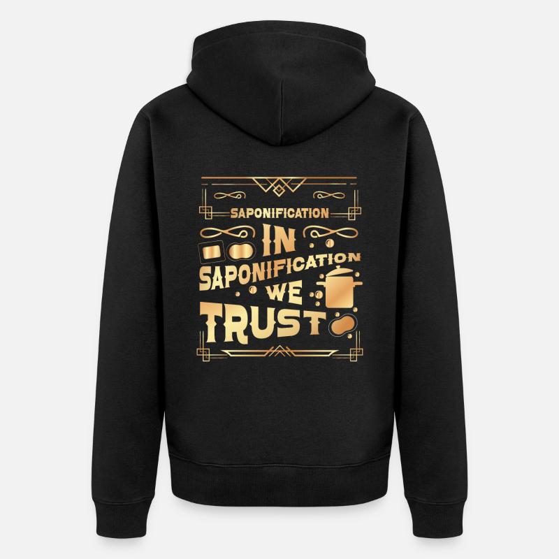 Fabrication de savon - Veste à capuche bio Premium Unisexe - noir