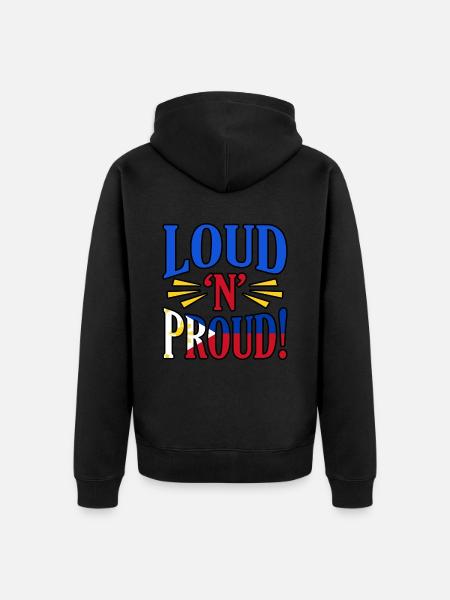 Philippinen - Unisex Premium Bio Zip Hoodie - Schwarz