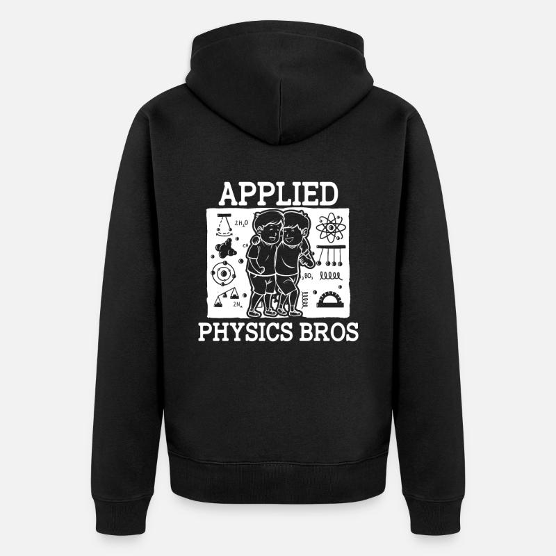 Physicien physicien - Veste à capuche bio Premium Unisexe - noir