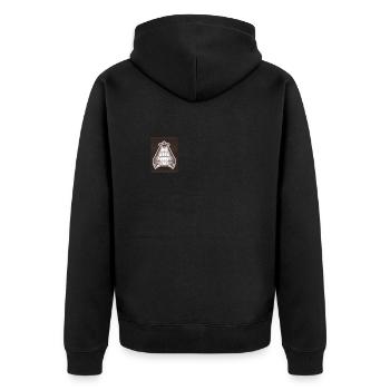 Ancient Astronaut Theory Vimana Temple - Unisex Premium Organic Zip Hoodie - black - Back - Nico (187cm)