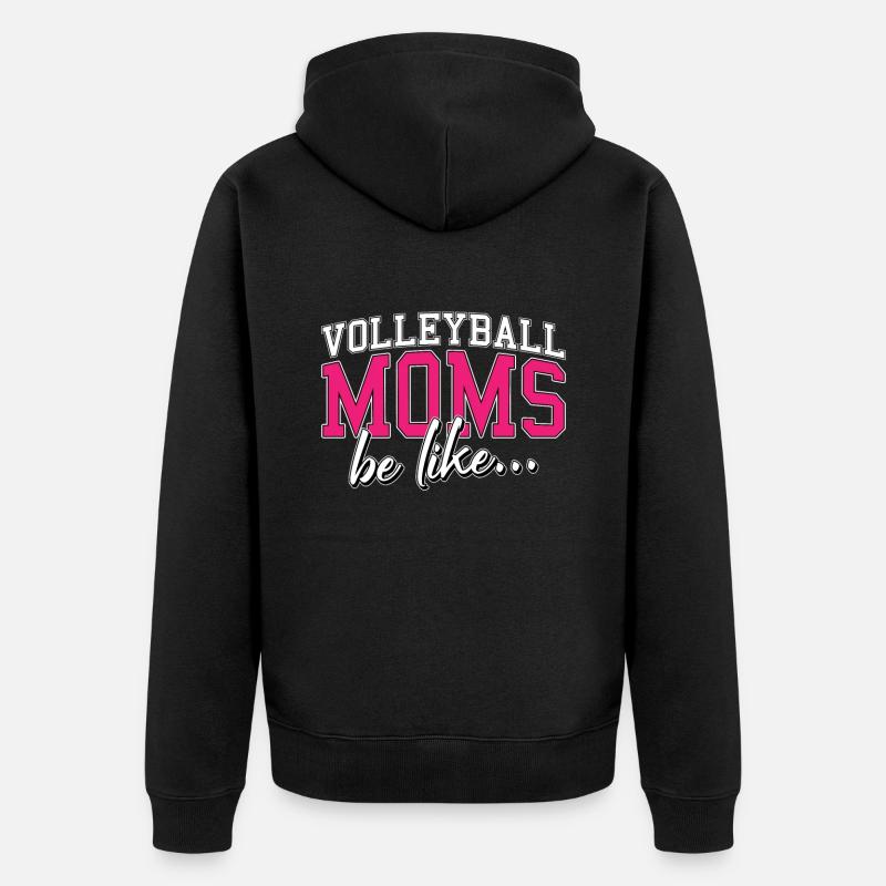 Volleyball Volleyball de plage - Veste à capuche bio Premium Unisexe - noir