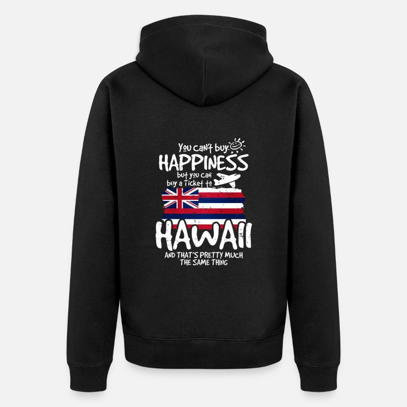 Hawaï - Veste à capuche bio Premium Unisexe - noir