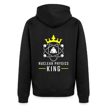 Physicien physicien - Veste à capuche bio Premium Unisexe - noir - Dos - Nico (187cm)