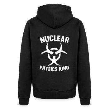 Physicien physicien - Veste à capuche bio Premium Unisexe - noir - Dos - Nico (187cm)