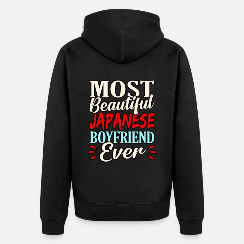 Japon - Veste à capuche bio Premium Unisexe - noir