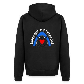 Apnea Diving Freediver Freediving Gift - Unisex Premium Organic Zip Hoodie - black - Back - Nico (187cm)