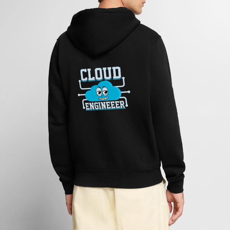 Administrateur Cloud Devops Veste à capuche bio Premium Unisexe