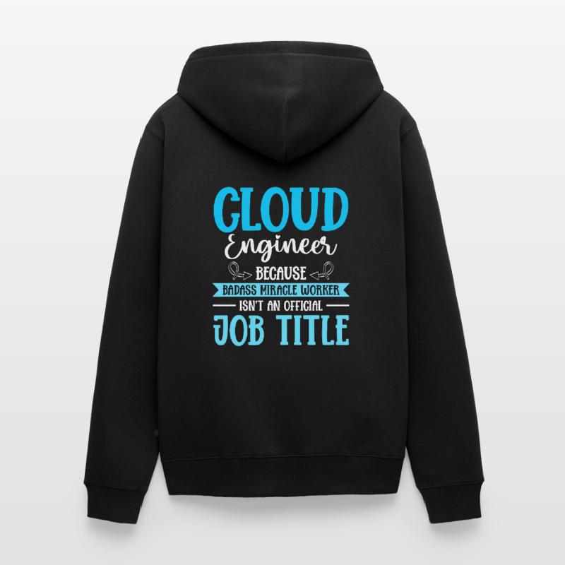 Cloud-Administrator Cloud-Devops Unisex Premium Bio Zip Hoodie