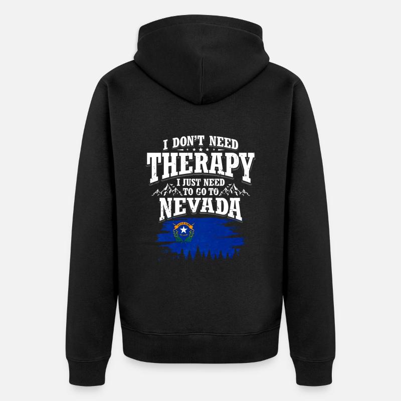 Nevada - Veste à capuche bio Premium Unisexe - noir