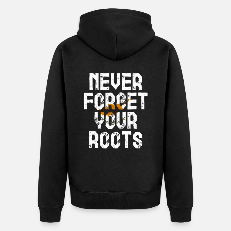 Chypre - Veste à capuche bio Premium Unisexe - noir