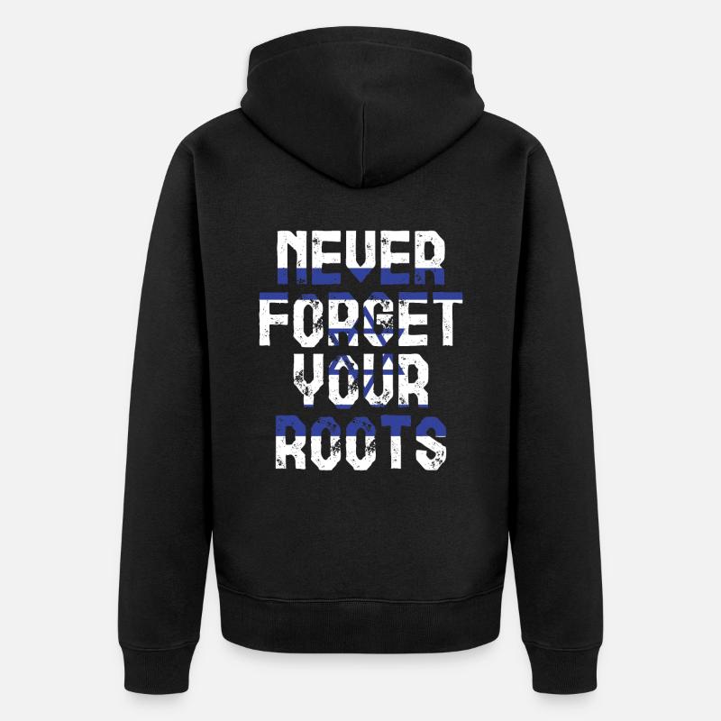 Chypre - Veste à capuche bio Premium Unisexe - noir