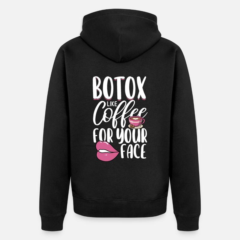 Botox - Veste à capuche bio Premium Unisexe - noir