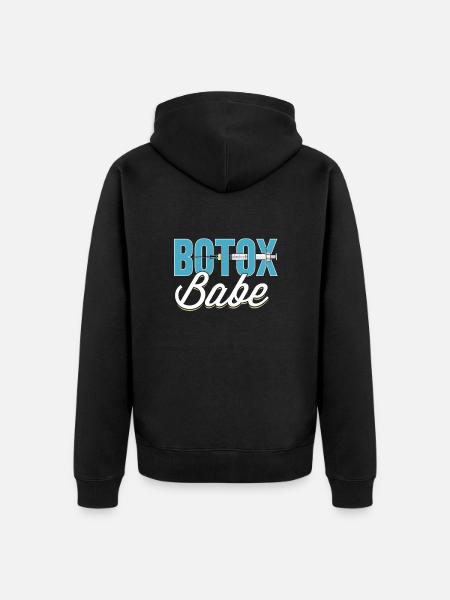Botox - Unisex Premium Bio Zip Hoodie - Schwarz