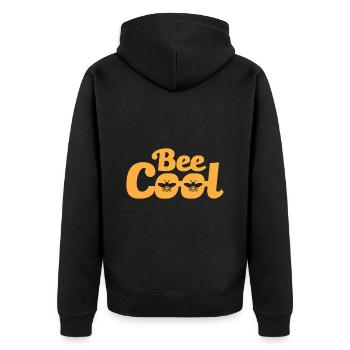Cadeau d'apiculteur apiculteur abeille abeille - Veste à capuche bio Premium Unisexe - noir - Dos - Nico (187cm)