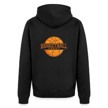 Basketball Addict Ballsport Amérique États-Unis - Veste à capuche bio Premium Unisexe - noir - Dos - Nico (187cm)