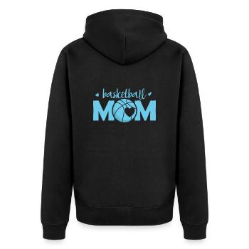 Basketball Mom Ballsport Amérique États-Unis - Veste à capuche bio Premium Unisexe - noir - Dos - Nico (187cm)