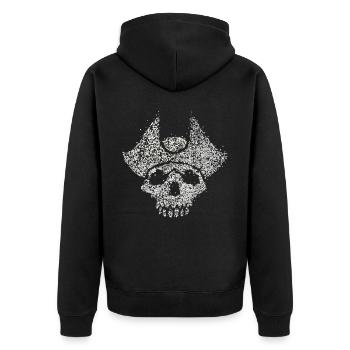 Carnaval Carnaval Costume d’anniversaire Remplacement Pirate - Veste à capuche bio Premium Unisexe - noir - Dos - Nico (187cm)