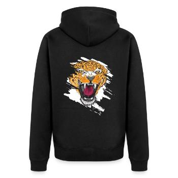 Zookeeping Wildlife Animal Zookeeper Cheetah - Veste à capuche bio Premium Unisexe - noir - Dos - Nico (187cm)