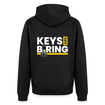 Les clés sont ennuyeuses Lockpicking Lockpicker - Veste à capuche bio Premium Unisexe - noir - Dos - Nico (187cm)