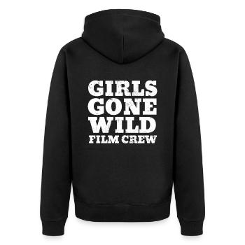 Girls Gone Wild Film Crew Fun Party Costume Funny - Unisex Premium Organic Zip Hoodie - black - Back - Nico (187cm)